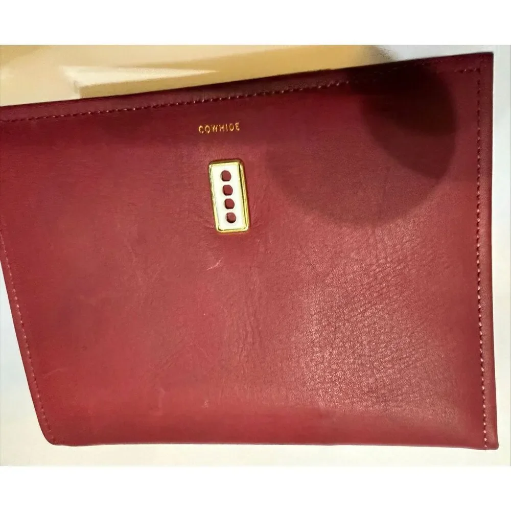 La Garde by Rolfs Men's Cowhide Soft Leather Purse Bi-Fold Wallet Burgundy NWT